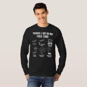 消防士の暇な時にやること Tシャツ (正面フル)