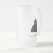 消防士の曇らされたビールのジョッキ フロストグラスビールジョッキ (正面右)