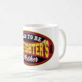 消防士の母があること誇りを持った コーヒーマグカップ (正面右)