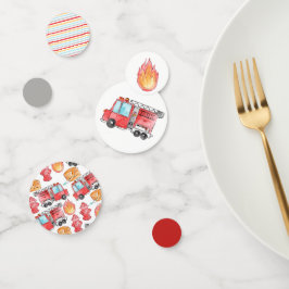 消防士の消防士の子供の誕生日パーティー紙吹雪 コンフェッティ