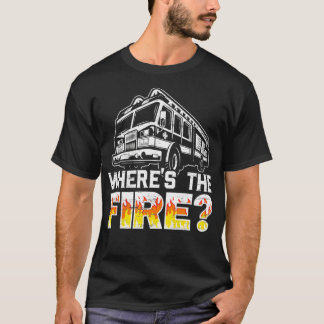 消防士の消防士の火災Rは Tシャツ