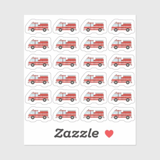 消防士の消防士シフト作業プランナー シール (シート)