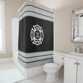 消防士の消防救助 シャワーカーテン (インサイチュ)