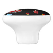 消防士の消防車の消防車の子供たち セラミックノブ (側面)