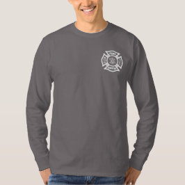 消防士の火Deptのロゴのワイシャツ Tシャツ