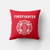 消防士の火Deptのロゴ クッション (裏面)