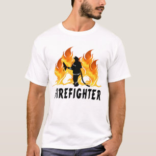 消防士の炎 Tシャツ