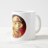 消防士の犬 ジャンボコーヒーマグカップ (正面右)