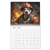 消防士の犬 2026 パーソナライズカレンダー カレンダー (1月 2027)