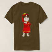 消防士の犬 Tシャツ (デザイン正面)