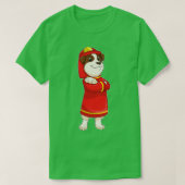 消防士の犬 Tシャツ (デザイン正面)