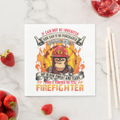 消防士の猿 スタンダードランチョンナプキン (インサイチュ)