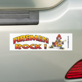 消防士の石のバンパーsticker.png バンパーステッカー (車上)