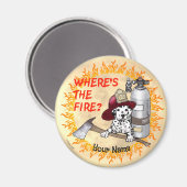 消防士の磁石の場所 マグネット (正面/裏面)