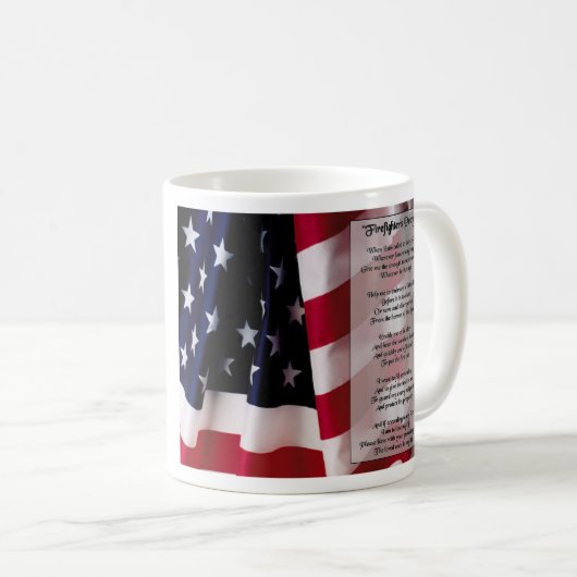 消防士の祈りの言葉のマグ2 コーヒーマグカップ (正面右)