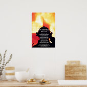 消防士の祈りの言葉 ポスター (キッチン)