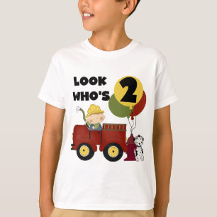 消防士の第2誕生日のTシャツおよびギフト Tシャツ