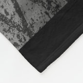 消防士の細い赤線フラグ フリースブランケット (角)