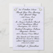 消防士の結婚式招待状 招待状 (裏面)