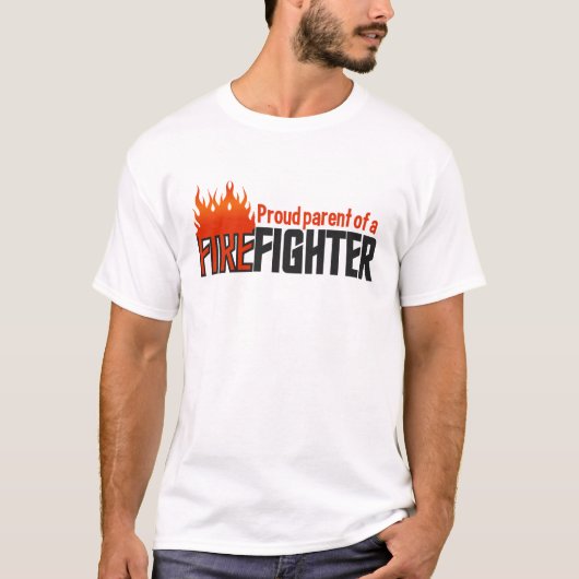 消防士の親シャツ – スタイルと色を選択 Tシャツ (正面)