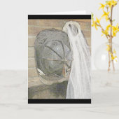 消防士の記念日 カード (黄色い花)