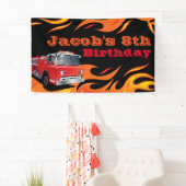 消防士の誕生会 横断幕 (インサイチュ)