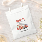 消防士の誕生日パーティーありがとう フェイバーバッグ (クリップ留めされた状態)