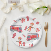 消防士の誕生日パーティー