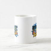 消防士の蹴りの灰! コーヒーマグカップ (中央)