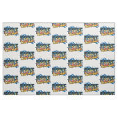 消防士の蹴りの灰! ファブリック (ファットクウォーター)