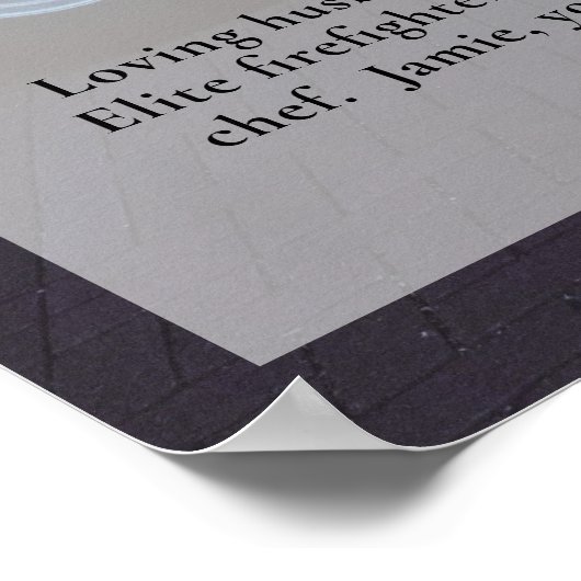 消防士の追悼式の写真、葬儀 ポスター (角)