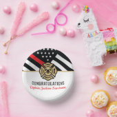 消防士の退職の赤線のフラグおめでとう ペーパーボウル (パーティー)