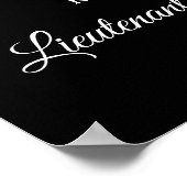 消防士の退職の赤線の旗へようこそ ポスター (角)