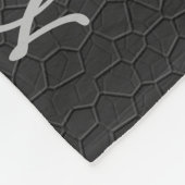 消防士の退職ギフト薄い赤い線フラグ フリースブランケット (角)