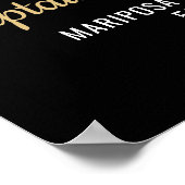 消防士の退職パーティー赤い線のフラグ写真 ポスター (角)