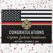 消防士の退職パーティー赤線のフラグ消防士 ゲストブック