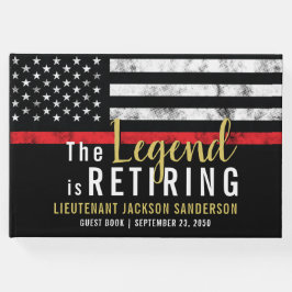 消防士の退職パーティー赤線のフラグ消防士 ゲストブック