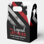 消防士の退職パーティー赤線のフラグ消防士 フェイバーボックス (オープン)