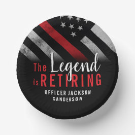 消防士の退職レッドライン旗消防士 ペーパーボウル