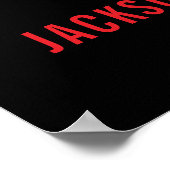 消防士の退職レッドライン旗消防士 ポスター (角)