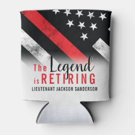 消防士の退職レッドライン旗消防士 缶クーラー