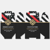 消防士の退職消防署パーティー フェイバーボックス (見開き)