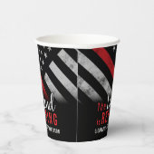 消防士の退職消防署パーティー 紙コップ (右)