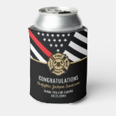 消防士の退職金の細い赤線のフラグおめでとう 缶クーラー (缶裏面)