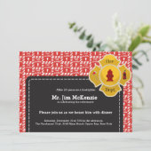 消防士の退職 招待状 (スタンド正面)