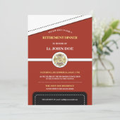 消防士の退職 招待状 (スタンド正面)