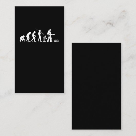 消防士の進化 名刺 (正面/裏面)