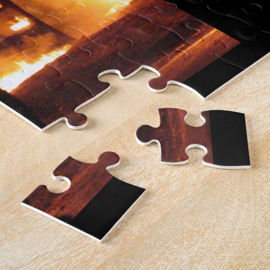 消防士のHandline ジグソーパズル (側面)