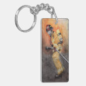 消防士のKeychainの消防士の元の芸術のギフト キーホルダー (正面左)