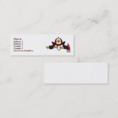 消防士のKilroyのプロフィールカード1 スキニー名刺 (正面/裏面)